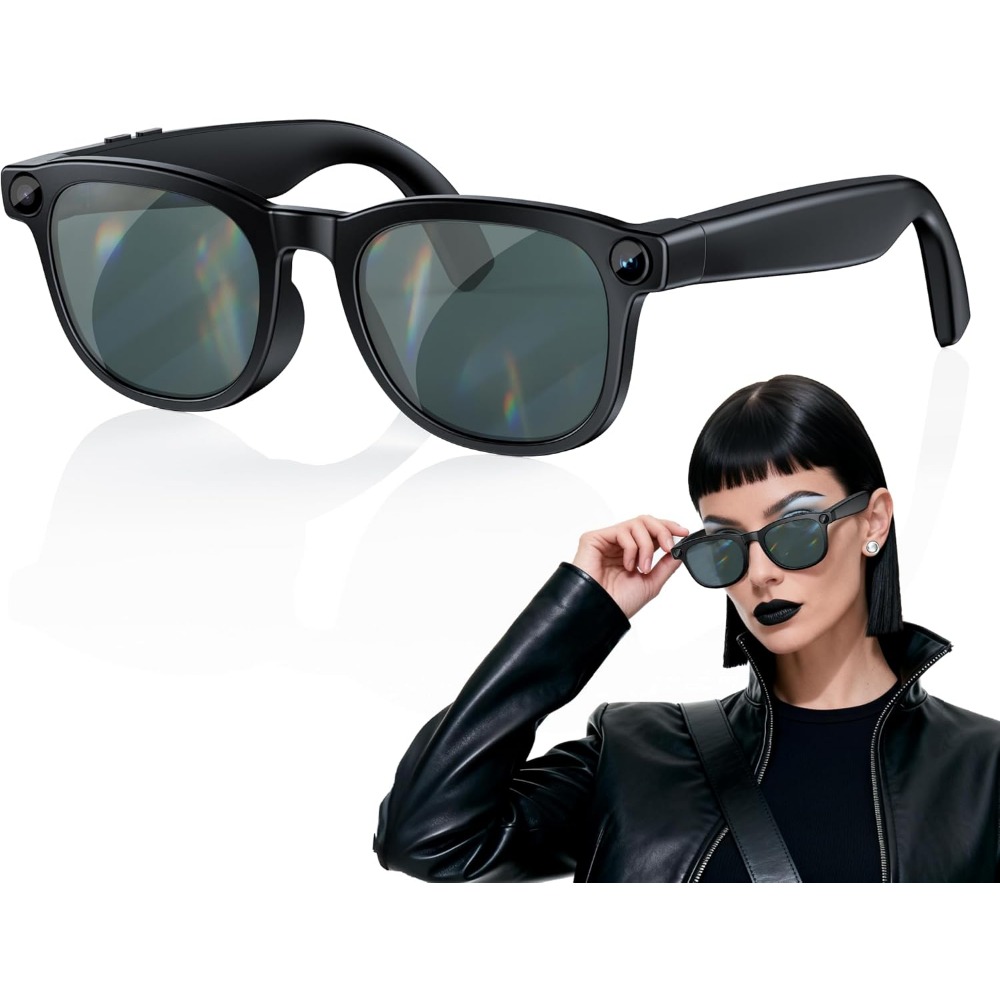 Smart Glasses Lens - Inteligentne okulary: wideo 4K, dźwięk otwarty