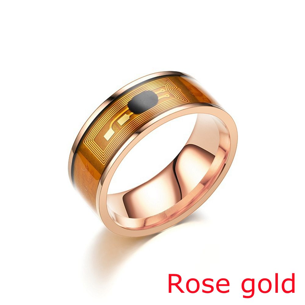 Smart Ring Nfc Pay - Technologia mody Wielofunkcyjny Wodoodporny Noszony Pierścień