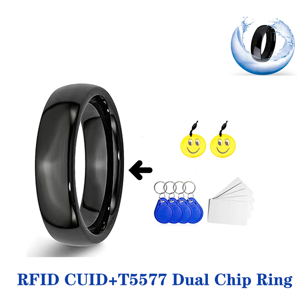 Smart Ring Nfc Pay - RFID inteligentny podwójny układ NFC pierścień