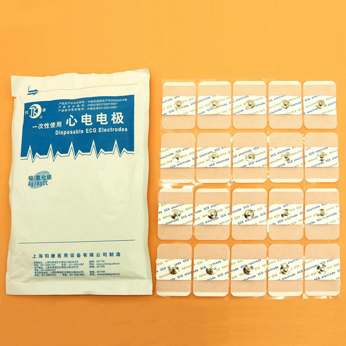 Ecg Patch Monitor - 50 sztuk kompatybilny z jednorazowymi elektrodami