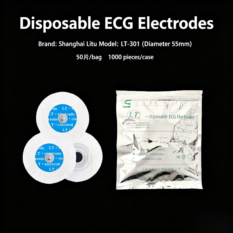 Ecg Patch Monitor - 50 SZT. Oryginalne, niewłókninowe elektrody EKG,