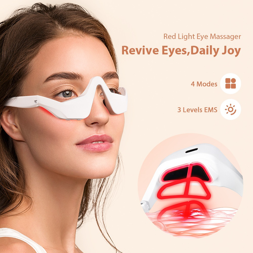Light Therapy Glasses - Masażer do oczu, okulary do terapii