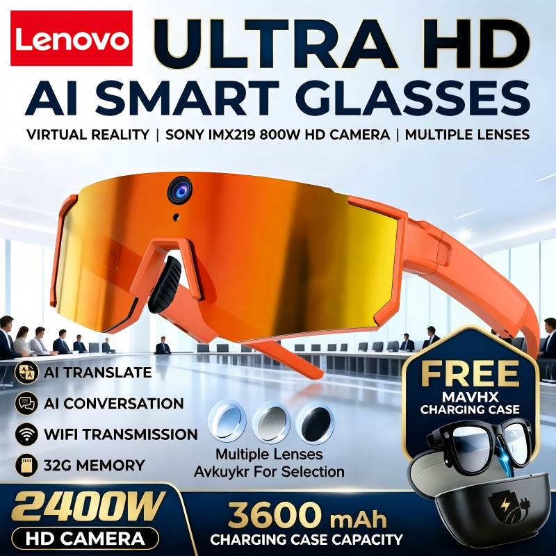 Smart Glasses Lens - Okulary Lenovo AI Smart Glasses ChatGPT