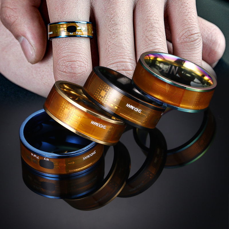 Smart Ring Nfc Pay - Inteligentny pierścień NFC, przenośny, kompaktowy, do