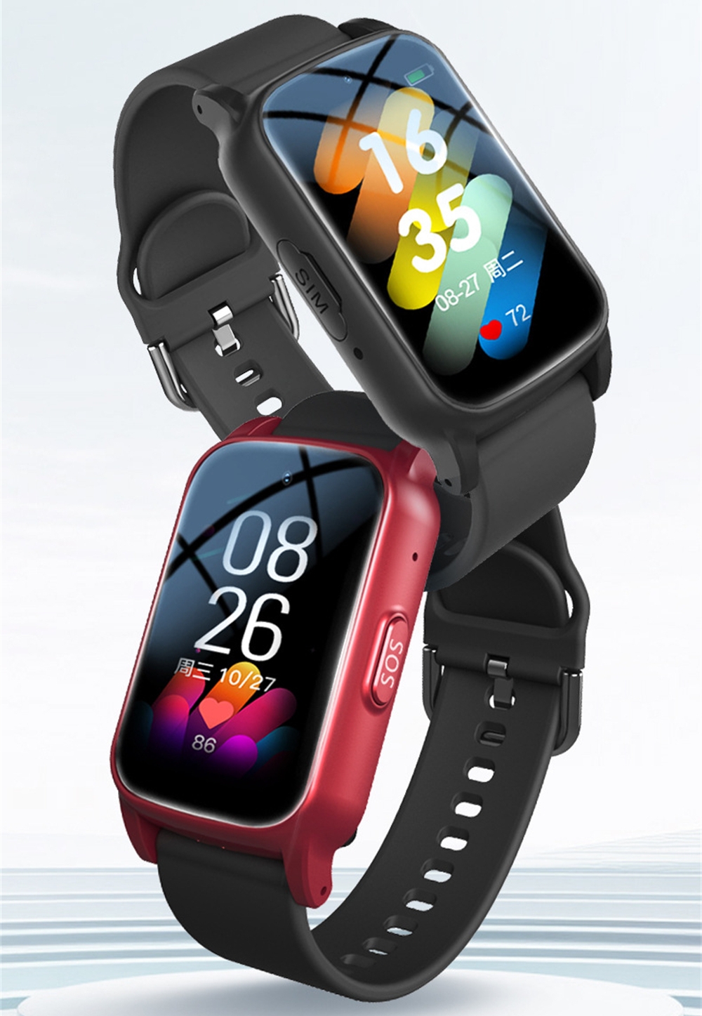 Fall Detection Watch - Inteligentny zegarek dla seniorów z GPS,