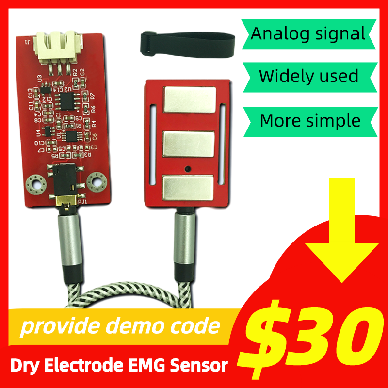 Muscle Sensor Emg - Sucha elektroda czujnik EMG elektryczny czujnik