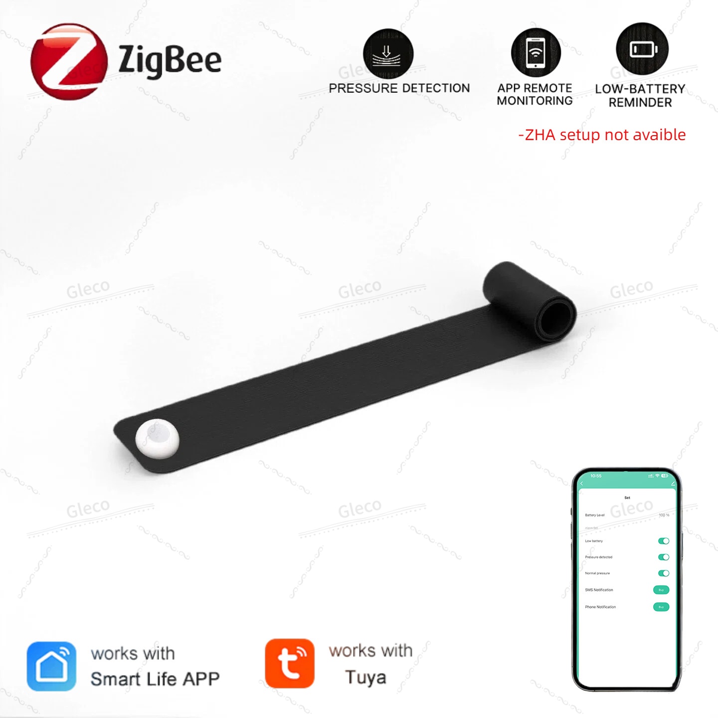 Smart Insole Pressure - Czujnik ciśnienia Zigbee, detektor grawitacyjny, zasilany