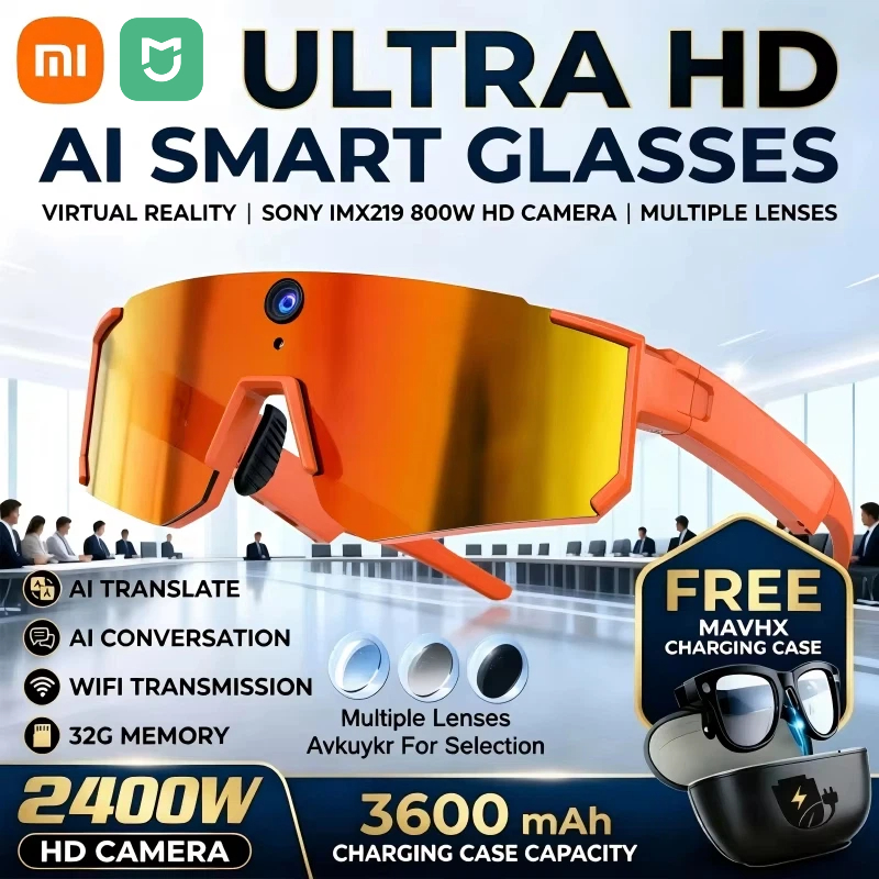 Smart Glasses Lens - Okulary sportowe Mijia Al Smart Glasses