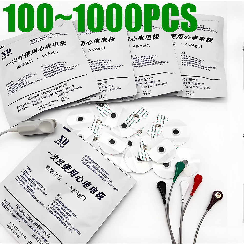 Ecg Patch Monitor - 100~1000 szt. Medyczne, jednorazowe elektrody EKG/EKG