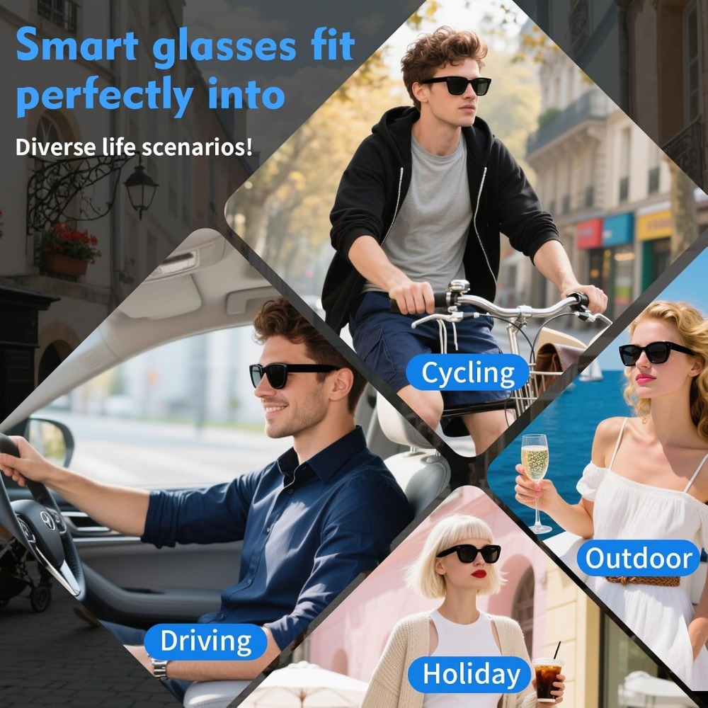 Inteligentne okulary z kamerą  – Smart Glasses Lens recenzja i cena