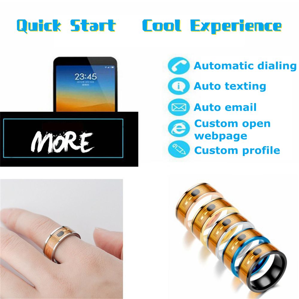Technologia mody Wielofunkcyjn – Smart Ring Nfc Pay recenzja i cena