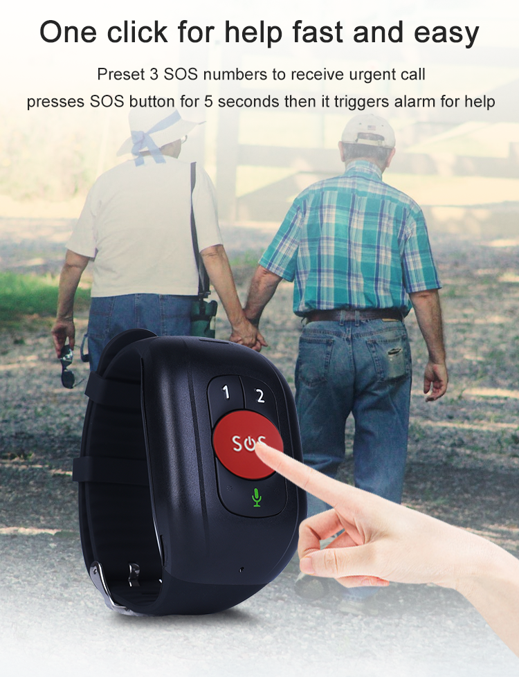 Elder 4G LTE GPS Tracker Brace – Fall Detection Watch recenzja i cena
