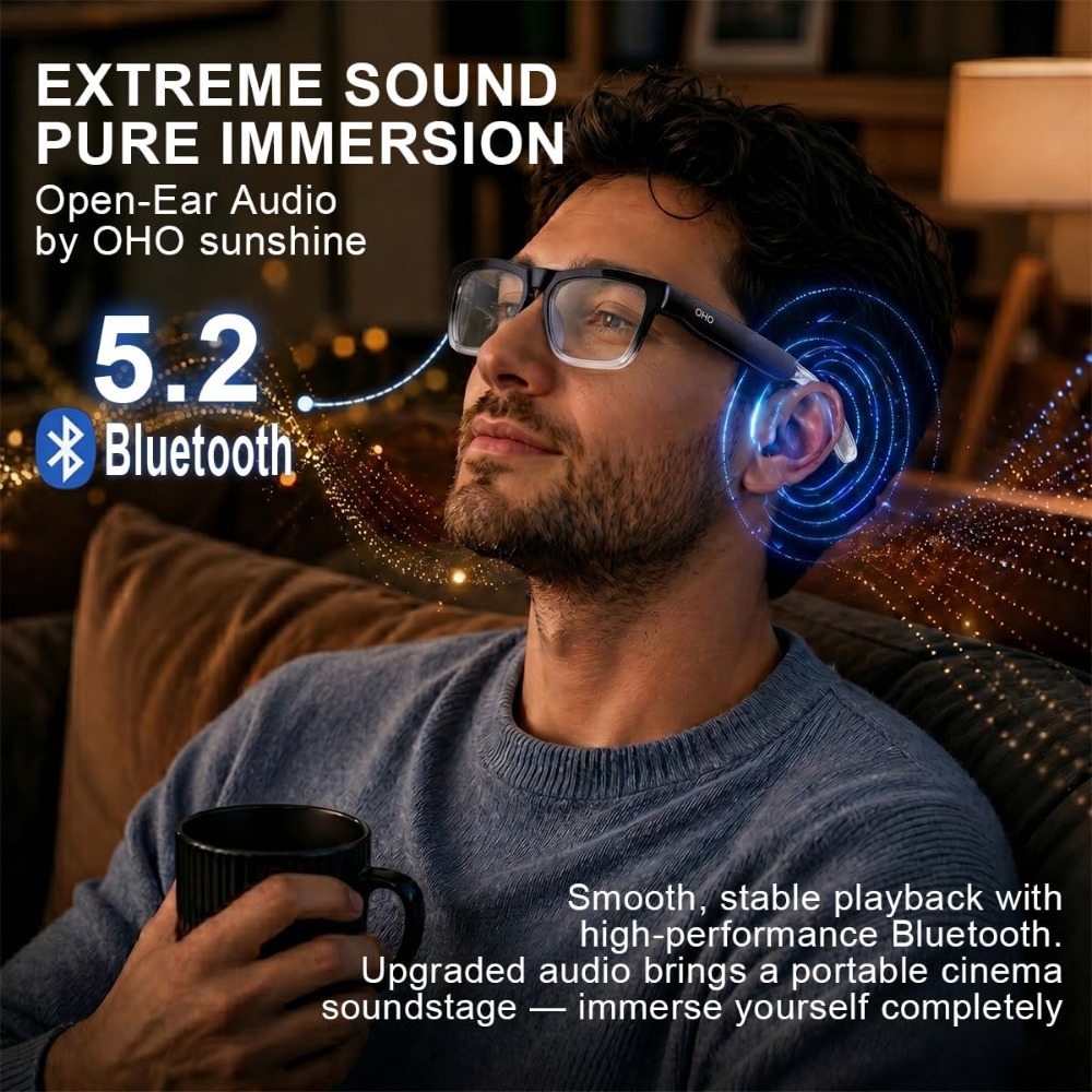 Inteligentne okulary AI z funk – Smart Glasses Lens recenzja i cena