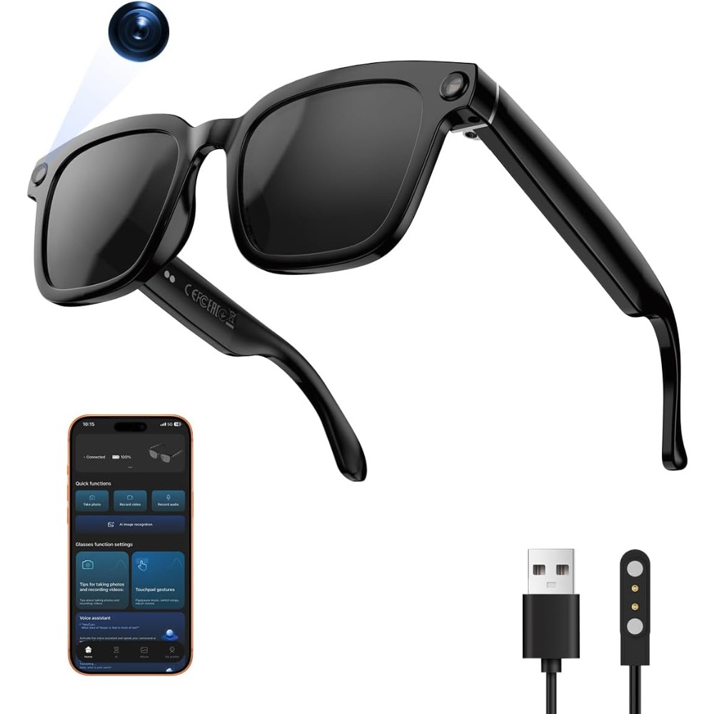 Inteligentne okulary z kamerą  – Smart Glasses Lens recenzja i cena