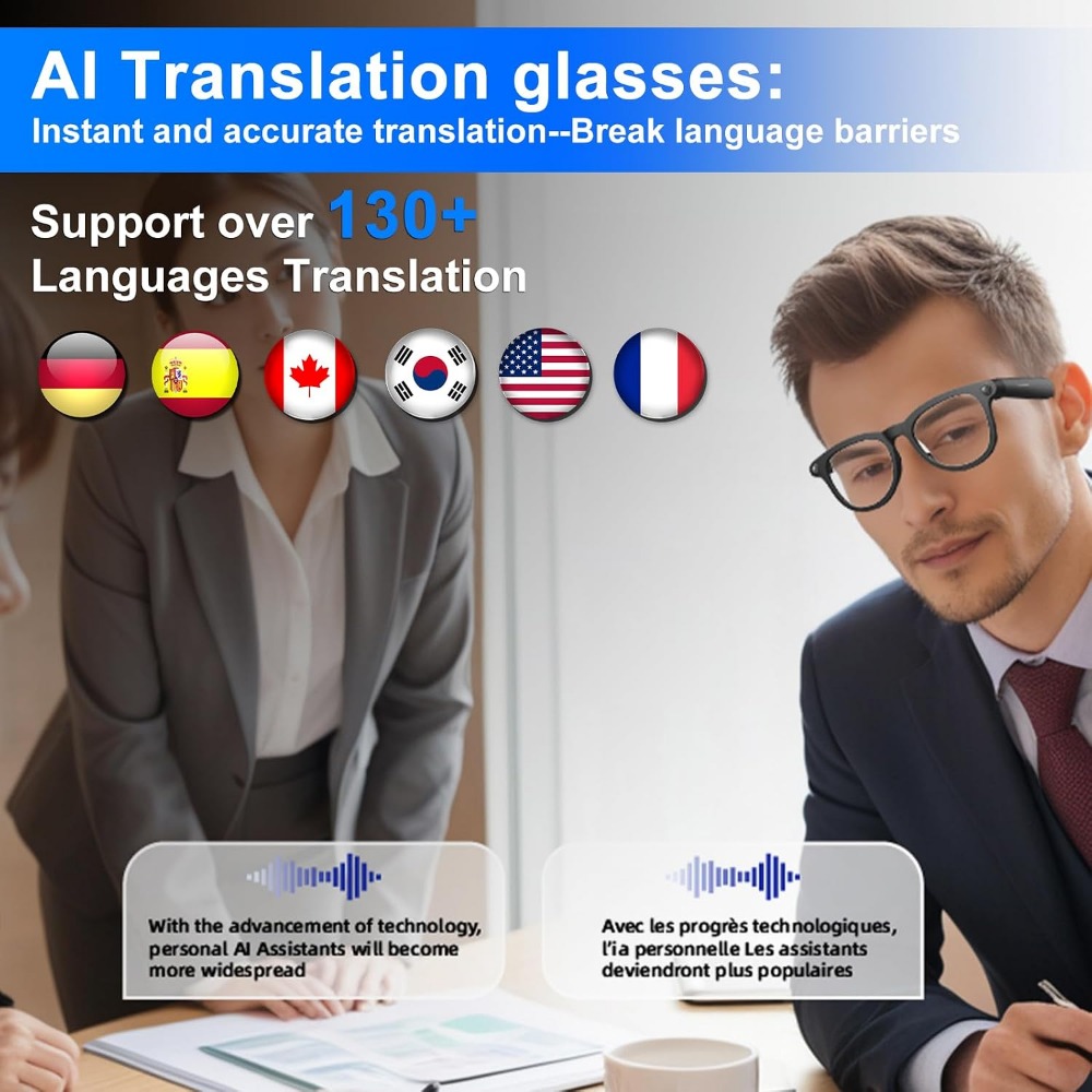 Inteligentne okulary z kamerą  – Smart Glasses Lens recenzja i cena