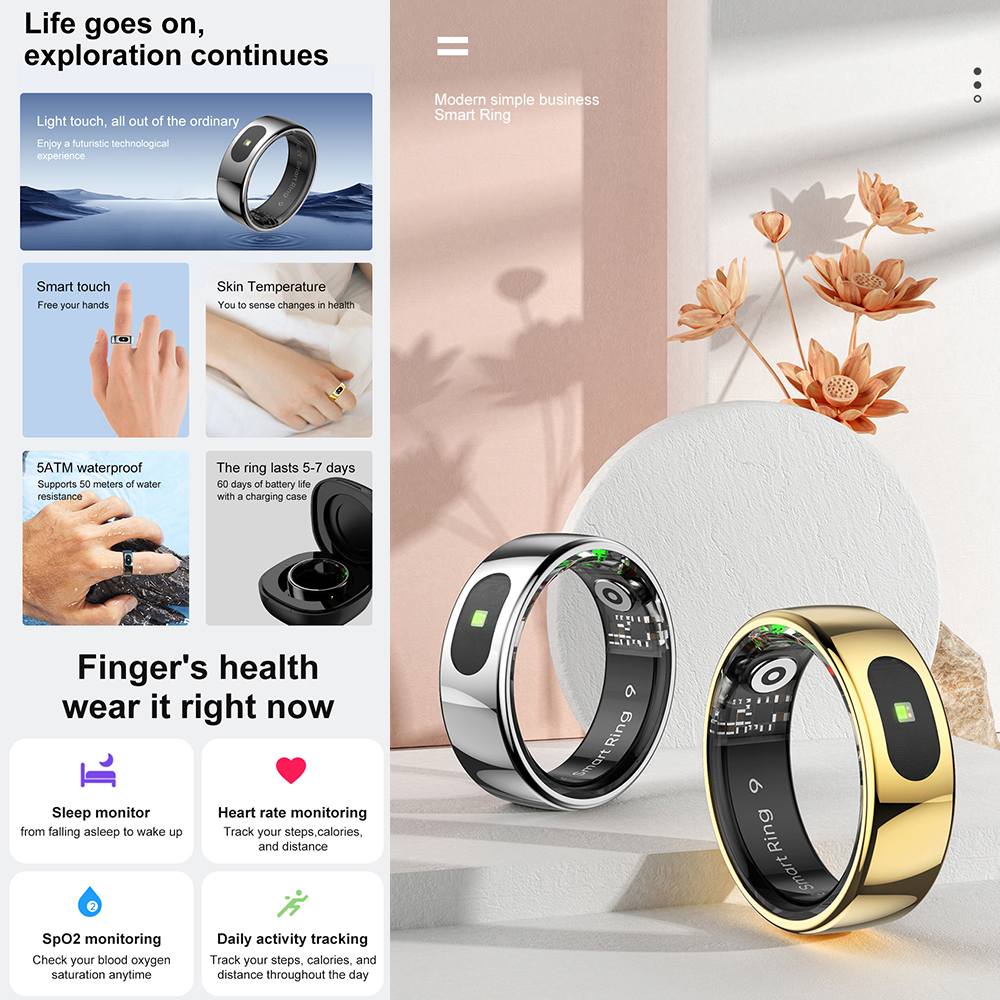 Inteligentny pierścień fitness – Temperature Ring Skin recenzja i cena