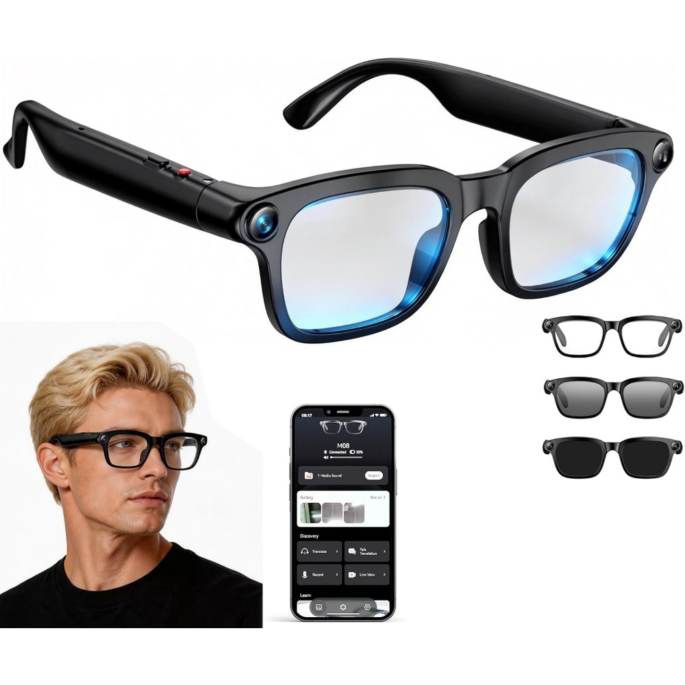 Inteligentne okulary: wideo 4K – Smart Glasses Lens recenzja i cena