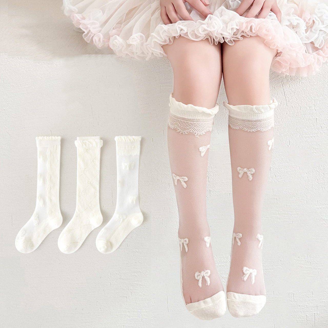 3 Pary Koronkowych Skarpetek z – Baby Sock Oximeter recenzja i cena