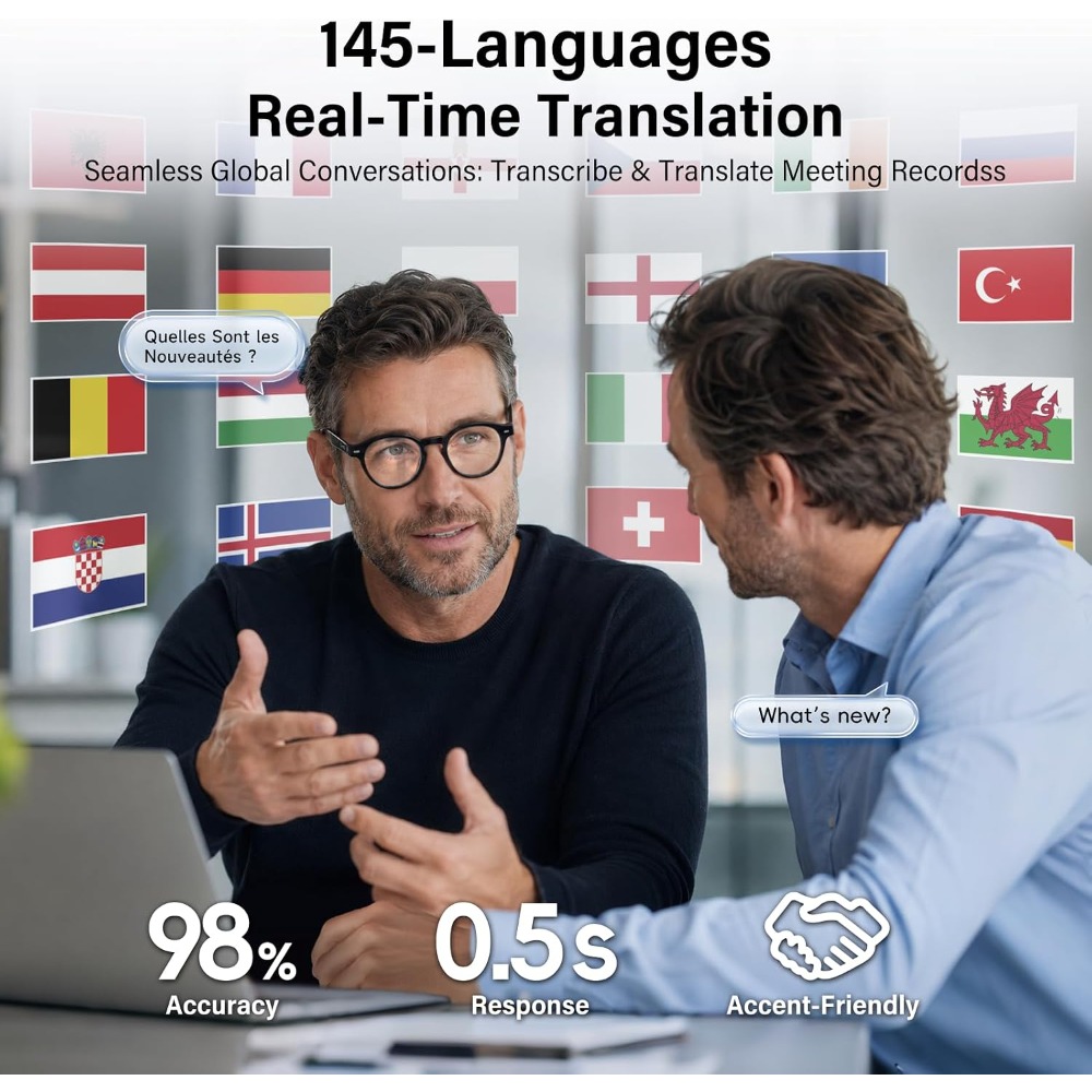 Inteligentne okulary AI z funk – Smart Glasses Lens recenzja i cena