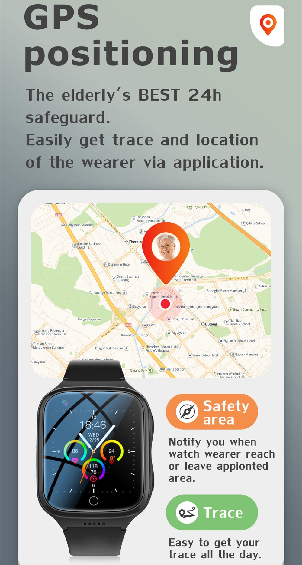 Zegarek z funkcją wykrywania u – Fall Detection Watch recenzja i cena