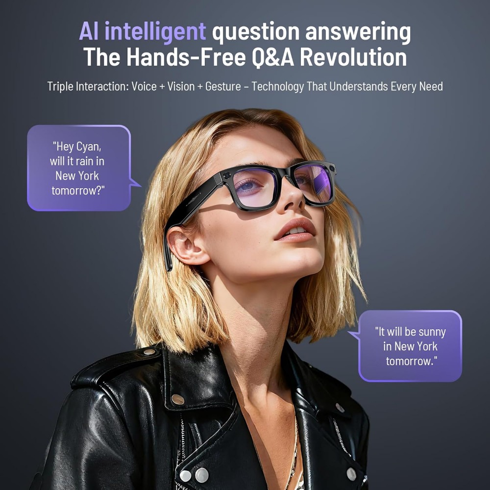 Inteligentne okulary z kamerą  – Smart Glasses Lens recenzja i cena