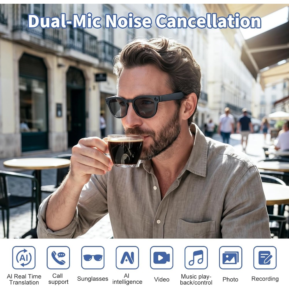 Inteligentne okulary z kamerą  – Smart Glasses Lens recenzja i cena