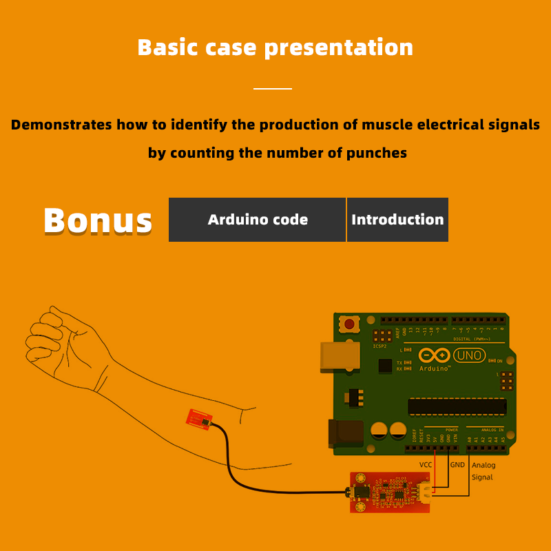 Sucha elektroda czujnik EMG el – Muscle Sensor Emg recenzja i cena