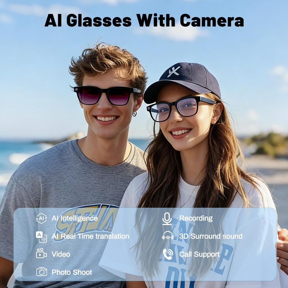 Okulary inteligentne z funkcją – Smart Glasses Lens recenzja i cena