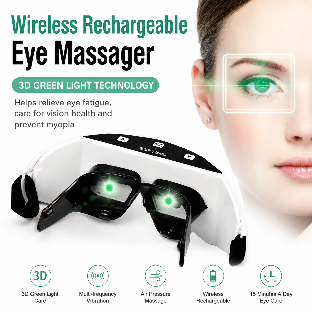 Bezprzewodowy akumulator 3D z  – Light Therapy Glasses recenzja i cena