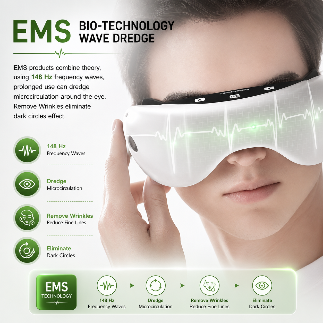 Bezprzewodowy akumulator 3D z  – Light Therapy Glasses recenzja i cena