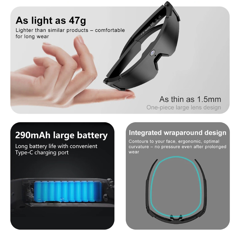 Okulary sportowe Mijia Al Smar – Smart Glasses Lens recenzja i cena