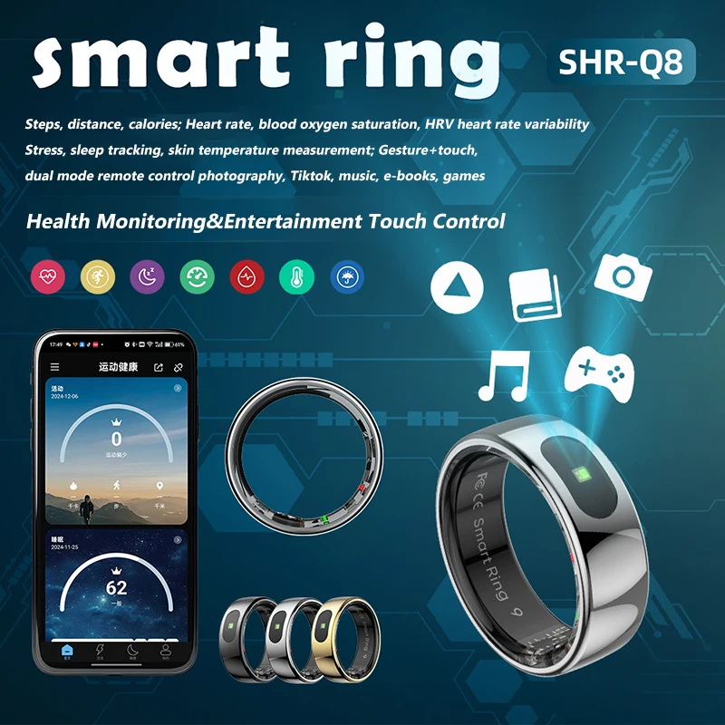 R08 inteligentny pierścień męż – Temperature Ring Skin recenzja i cena