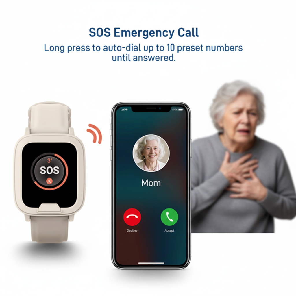 Inteligentny zegarek dla senio – Fall Detection Watch recenzja i cena