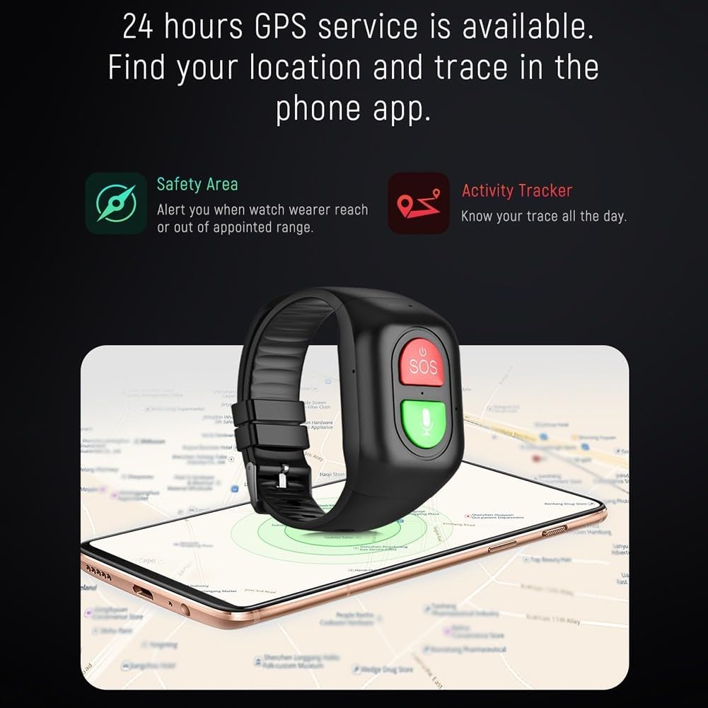 Wonlex S8 GPS Tracker dla osób – Fall Detection Watch recenzja i cena