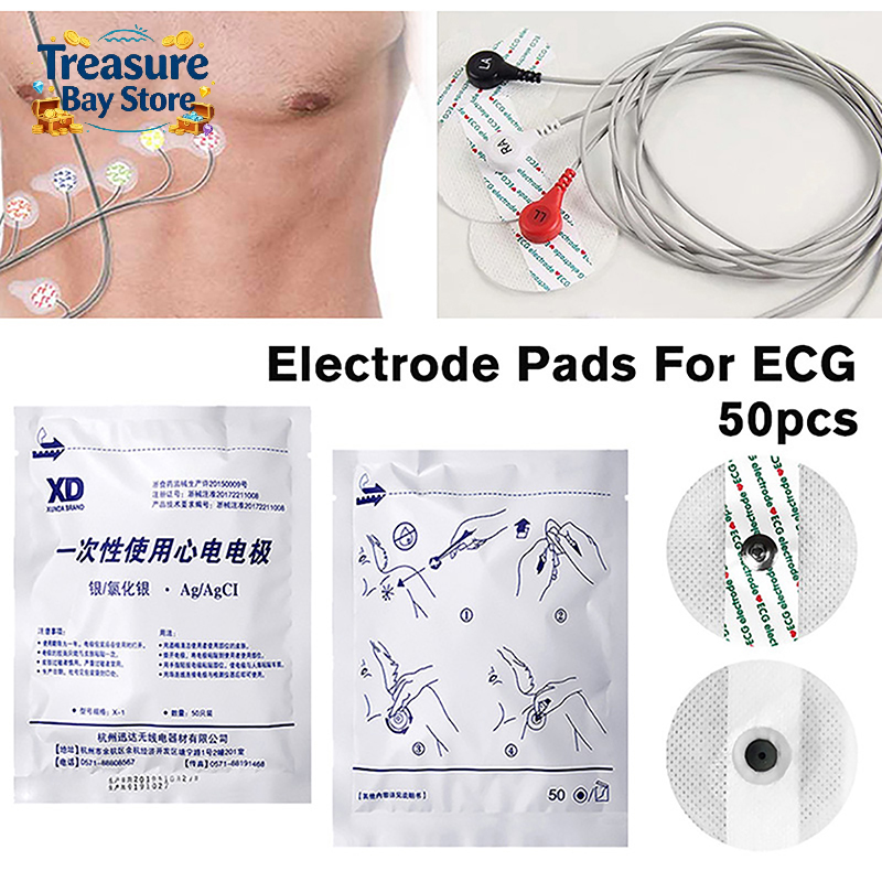 50 szt. elektrod EKG, jednoraz – Ecg Patch Monitor recenzja i cena