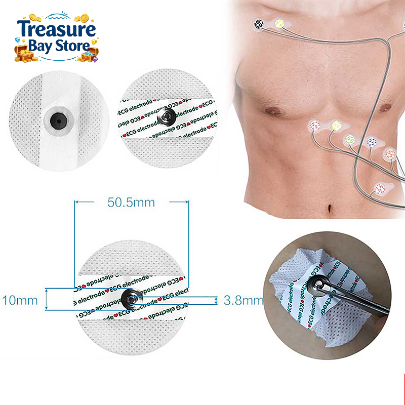 50 szt. elektrod EKG, jednoraz – Ecg Patch Monitor recenzja i cena